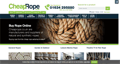 Desktop Screenshot of cheaprope.co.uk